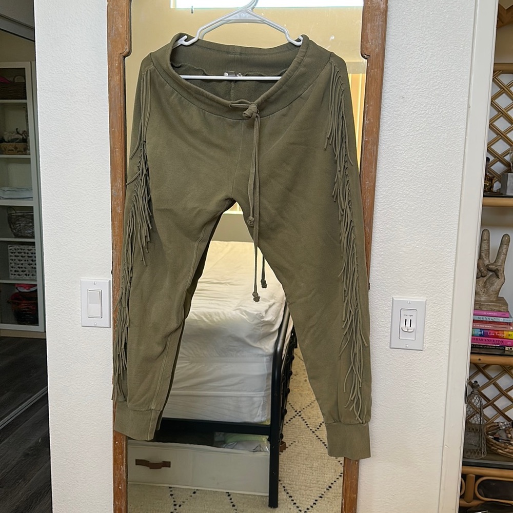 Amuse society fringe sweats